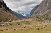 Área do nosso acampamento na região da Cordillera Blanca, próximo à Huaraz - Peru